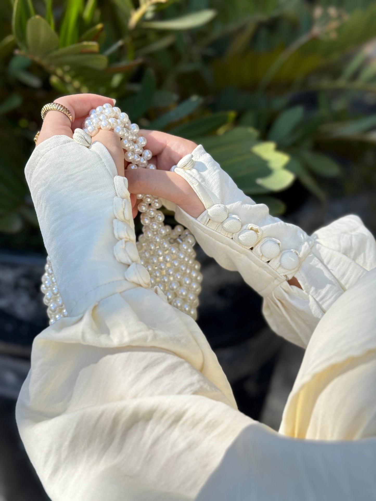 Longue robe + pantalon large féminine ensemble