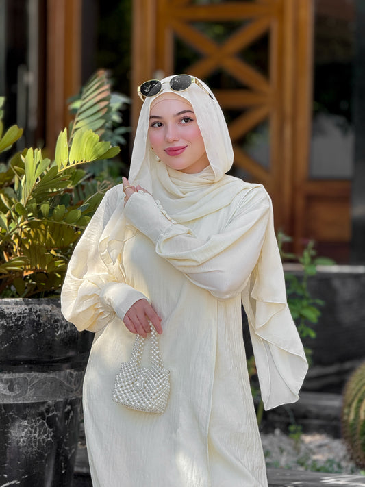 Longue robe + pantalon large féminine ensemble